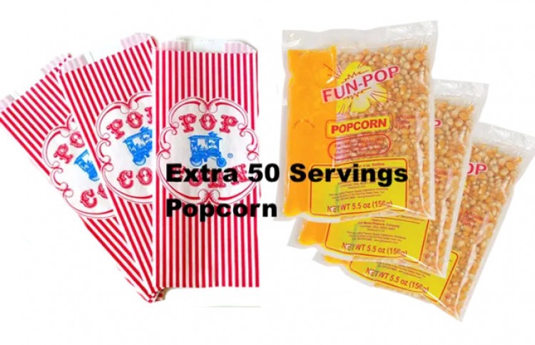 Extra 50 Servings Popcorn