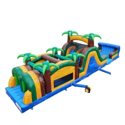 OB 4104 04 low 1777403897 1 45'L Palm Tree Obstacle Course Dual Lane
