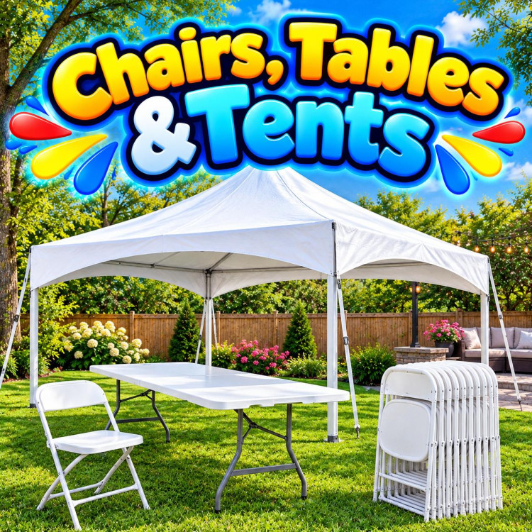 Chairs, Tables & Tents Chairs, Tables & Tents