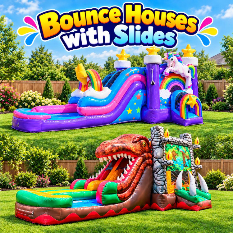 Bounce Houses w/ Slides (Dry) Bounce Houses w/ Slides (Dry)